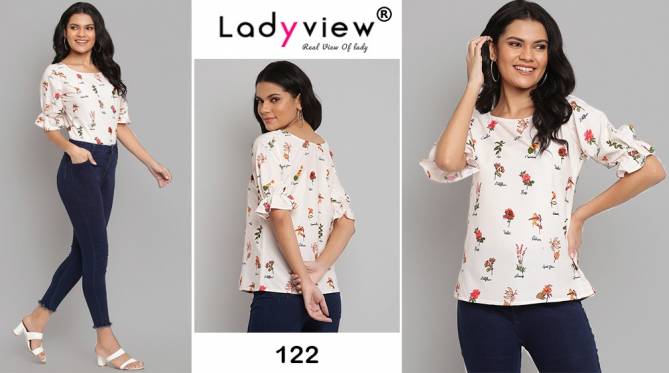Ladyview Topsy 4 Fancy Casual Party Wear Western Top Collection
